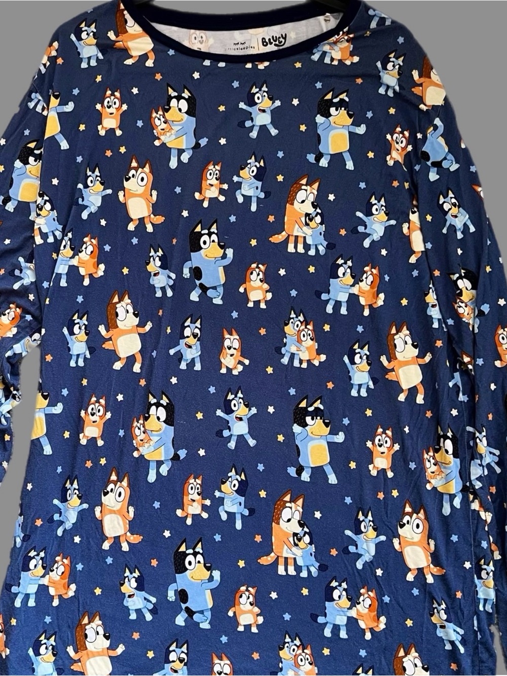 Little Sleepies Bluey Men's Top- L